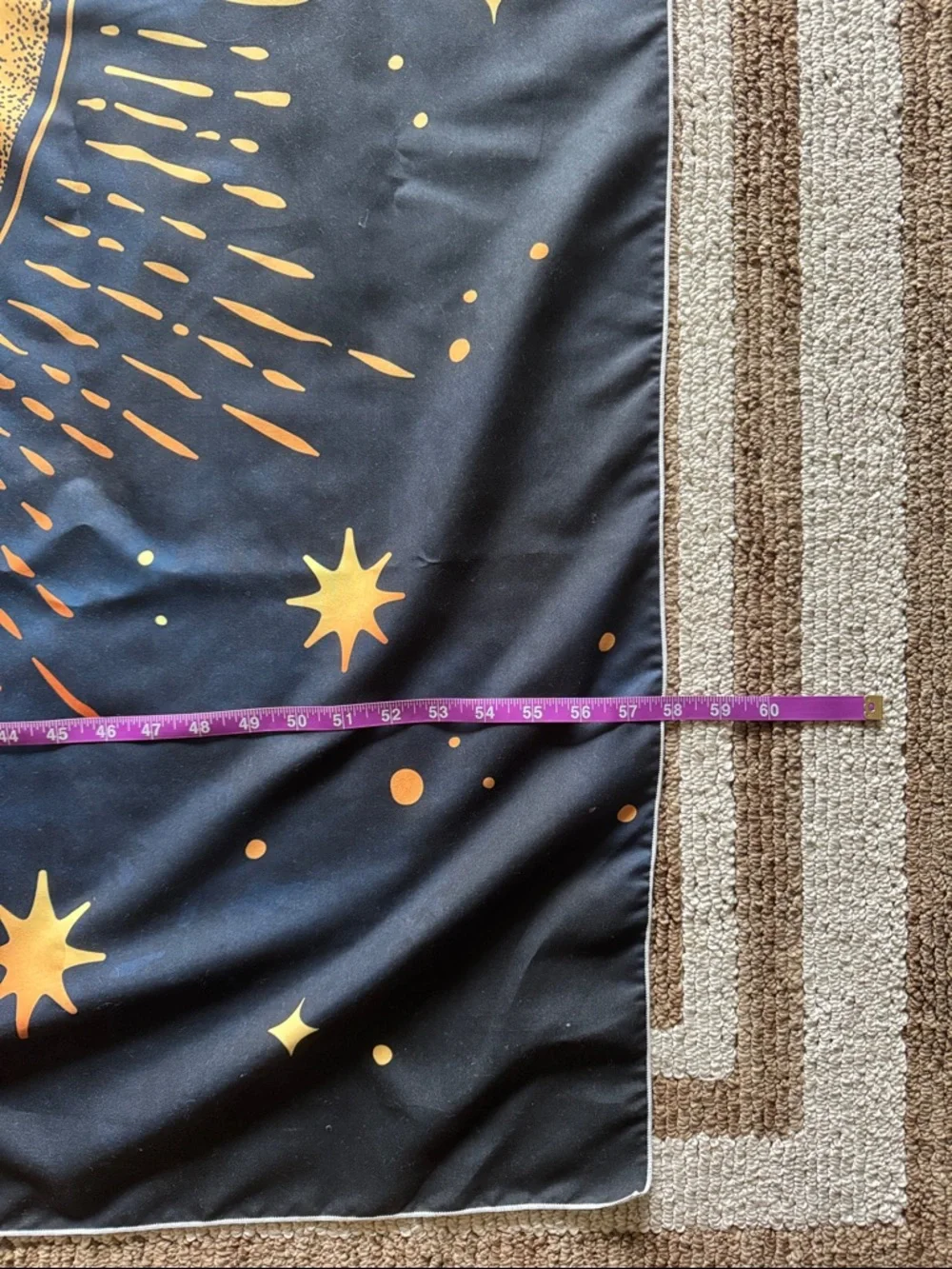 Large Moon and Star Tapestry